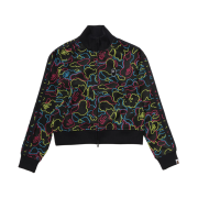 (W) BAPE Neon Camo Jacquard Track Jacket Multi