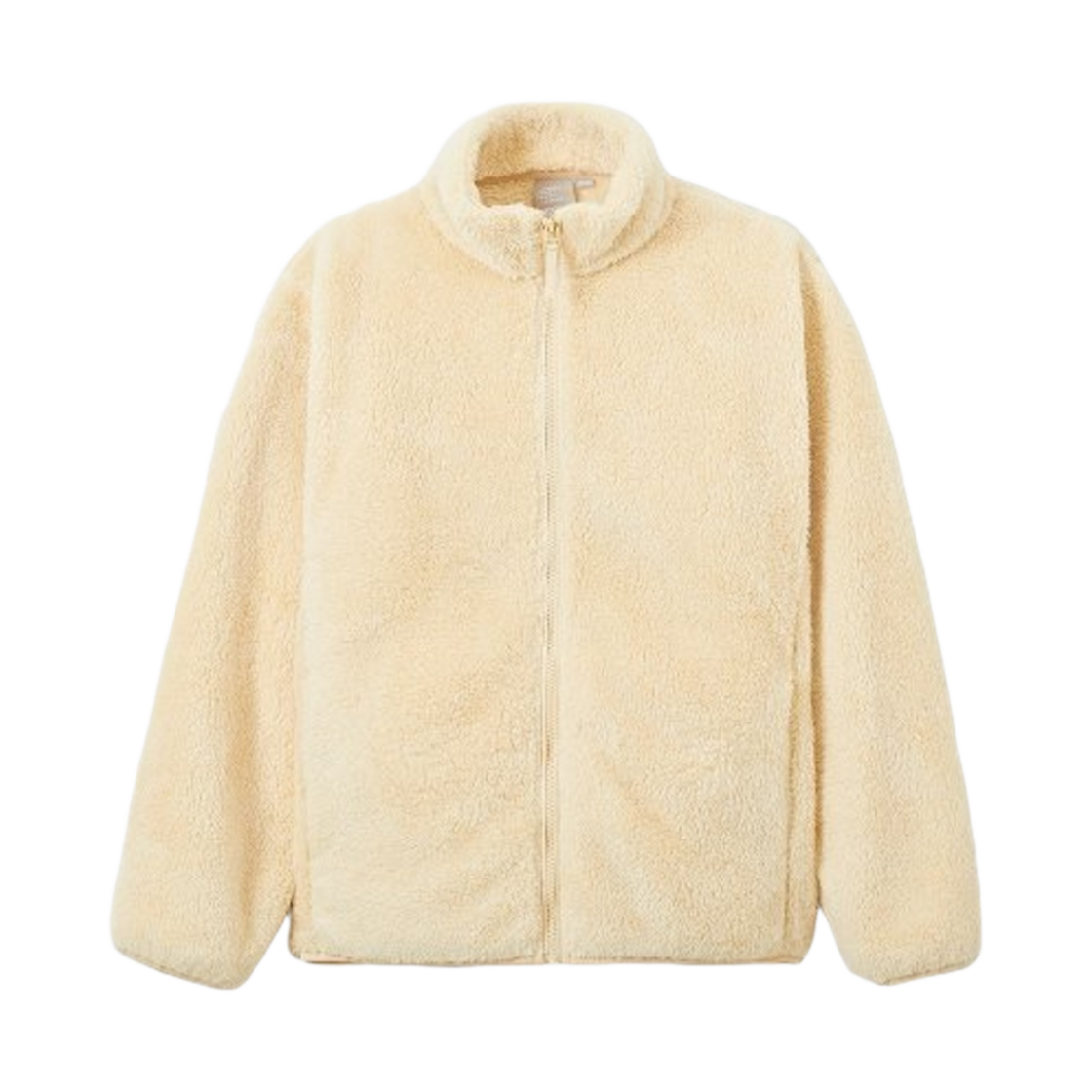 스파오 베이직 퍼 플리스 집업 바닐라 크림(Spao Basic Fur Fleece Zip Up Vanilla Cream)