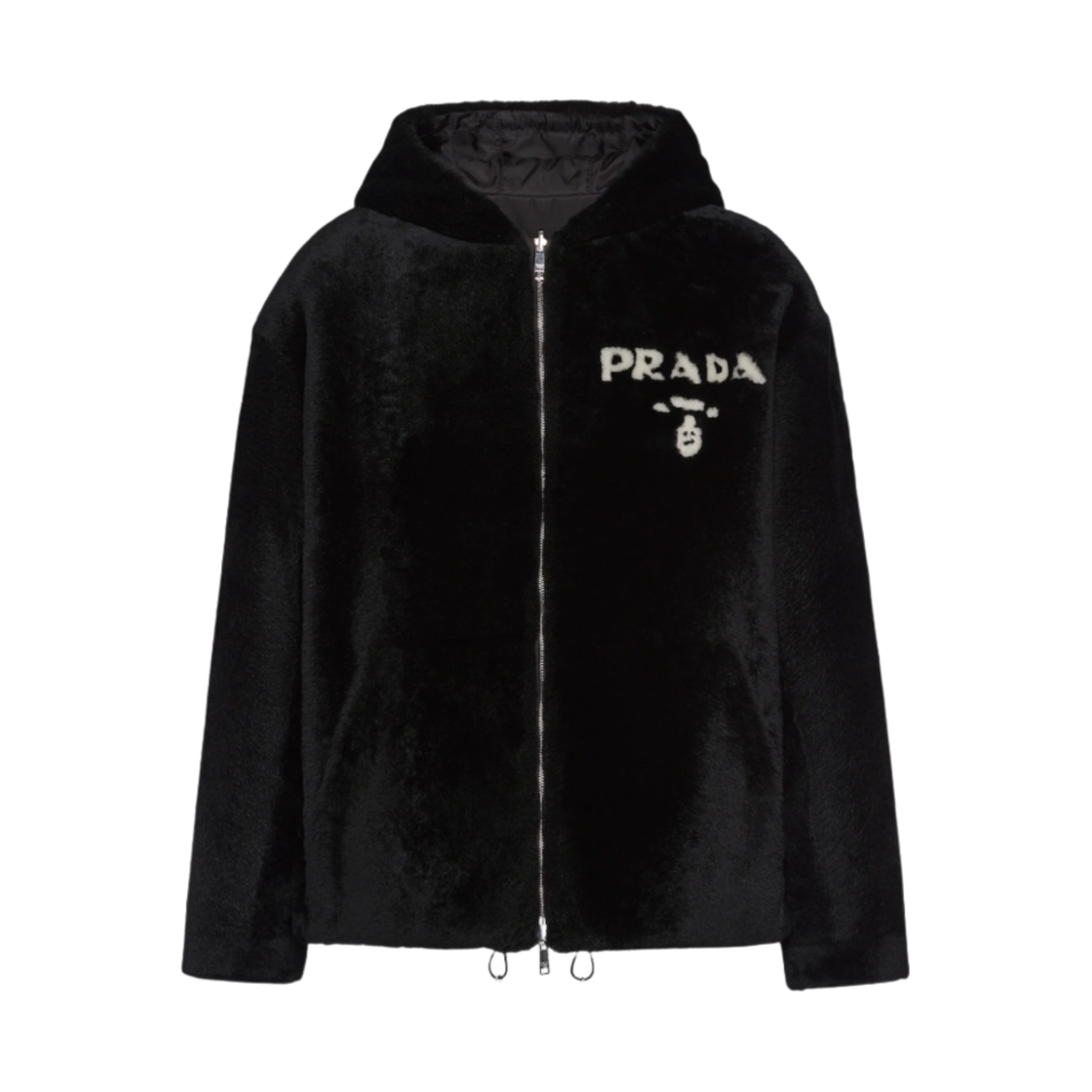 프라다 리버시블 셔링 자켓 블랙