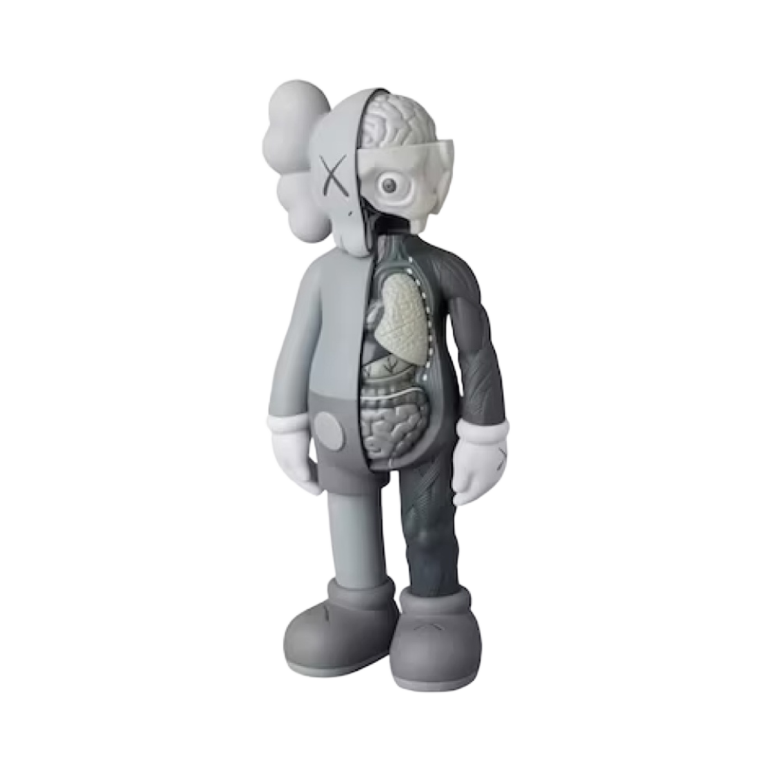 - Kaws Companion Flayed Open Edition Vinyl Figure Grey