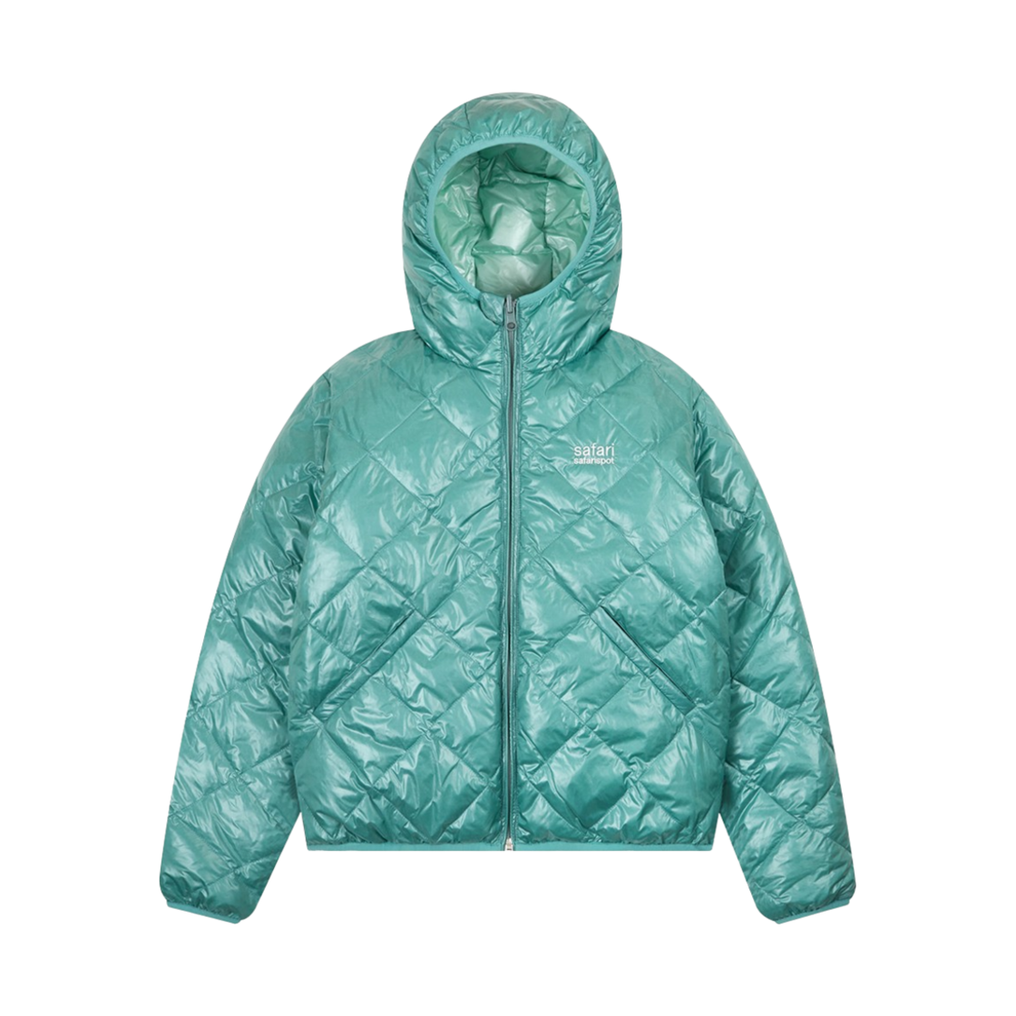 사파리스팟 1/2 리버시블 투 컬러 라이트 다운 자켓 터콰이즈 민트(Safarispot 1/2 Reversible Two Color Light Down Jacket Turquoise Mint)