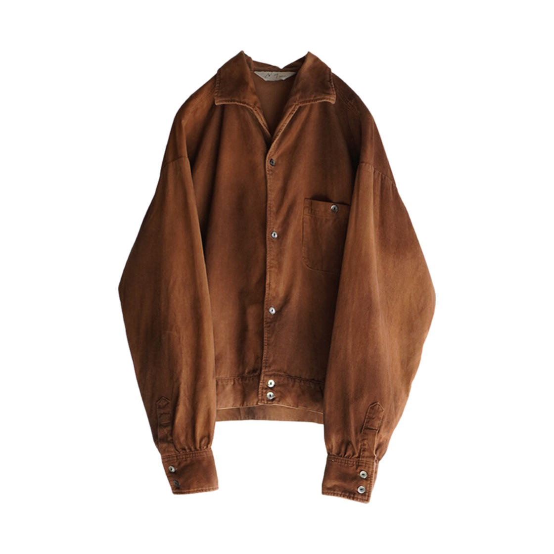 ANC-SH24 Ancellm Corduroy Short Jacket Brown