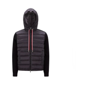 Moncler Padded Hoodie Black - 23SS