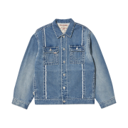 True Religion Scar Washed Jacket Indigo