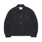 NOMANUAL I.P Damaged Jacket Washed Black