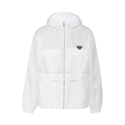 Prada Re-Nylon Blouson Jacket White