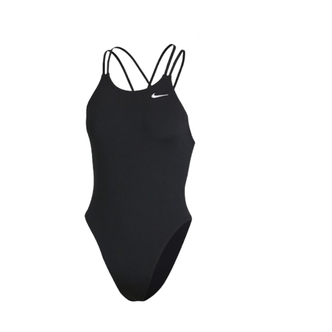 NESSA003-001 (W) Nike Swim Answer Solid Spiderback Black