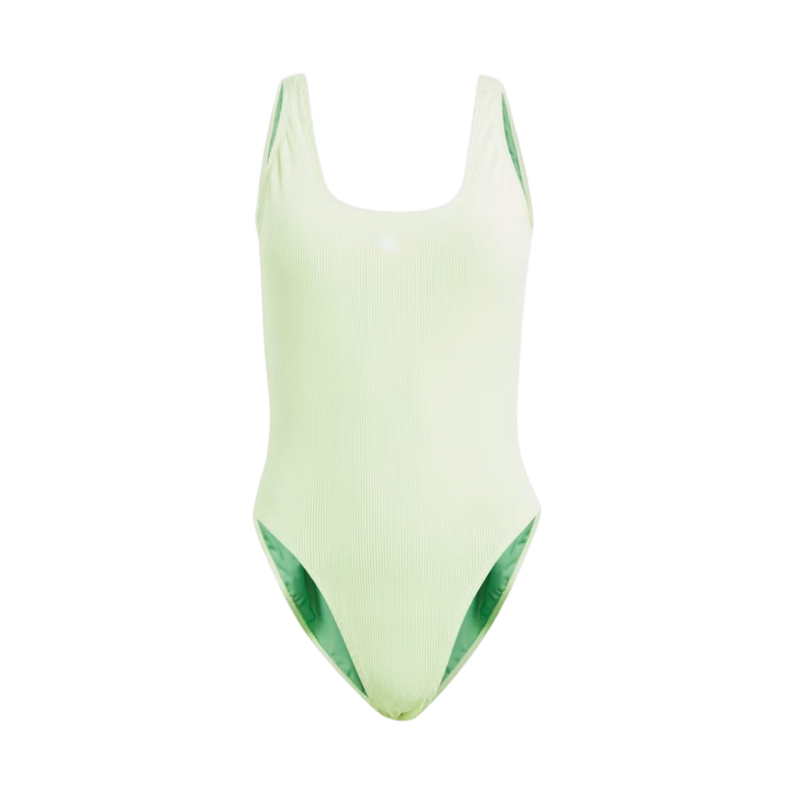 (W) 아디다스 에센셜 스윔수트 그린 스파크 - US 사이즈((W) Adidas Essentials Swimsuit Green Spark - US Sizing) - 1