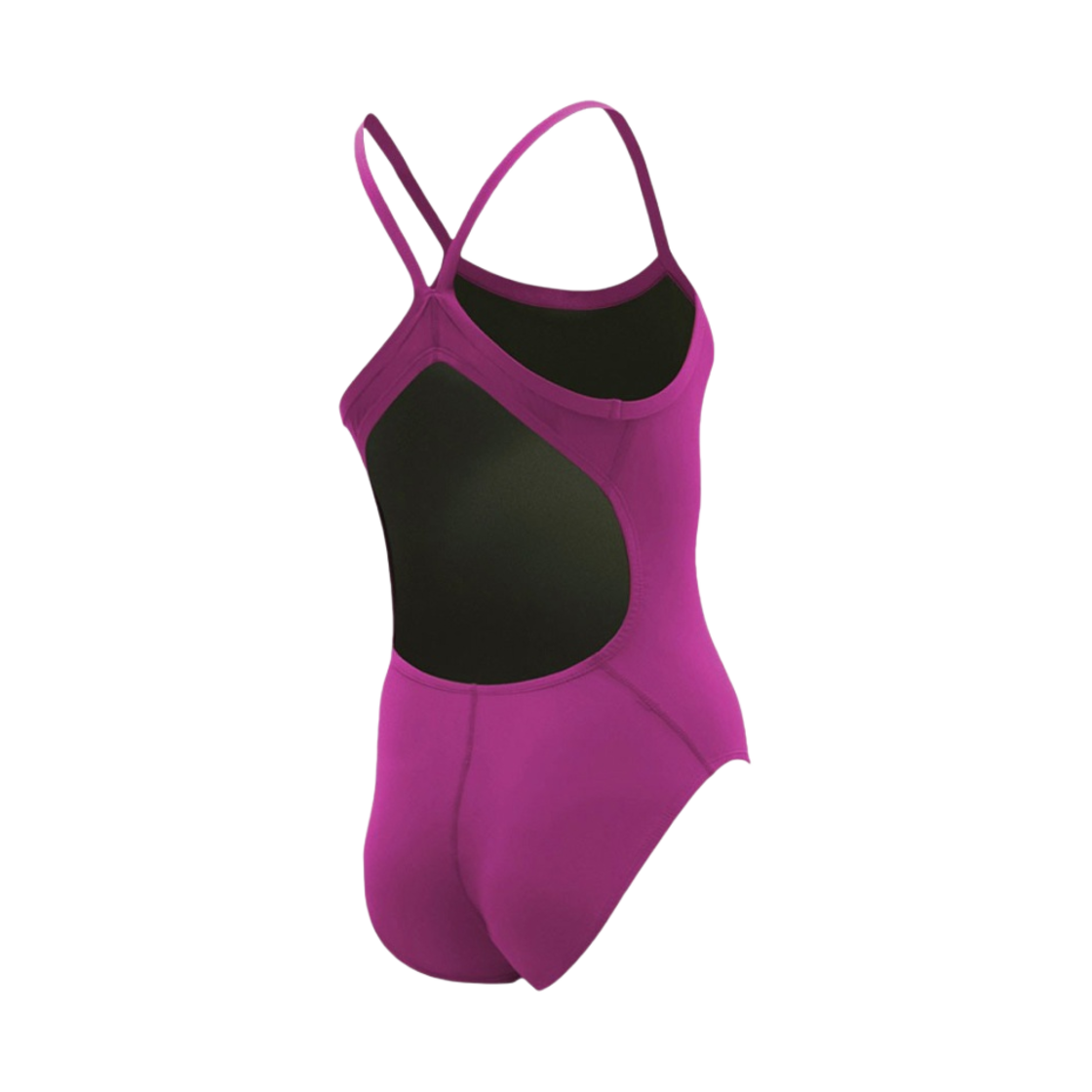 (W) 나이키 스윔 앤서 솔리드 레이서백 스윔수트 마젠타((W) Nike Swim Answer Solid Racer Back Swimsuit Magenta) - 2