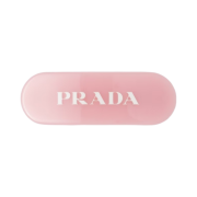 (W) Prada Plexiglas Hair Clip Alabaster Pink