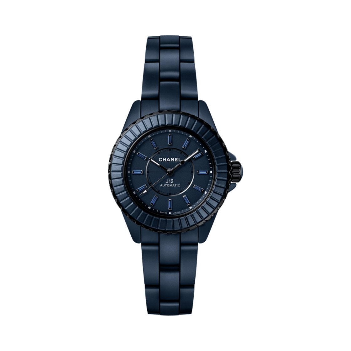 샤넬 J12 워치 칼리버 12.2 33mm 블루 사파이어 인디케이터(Chanel J12 Watch Caliber 12.2 33mm Bleu Sapphire Indicators)