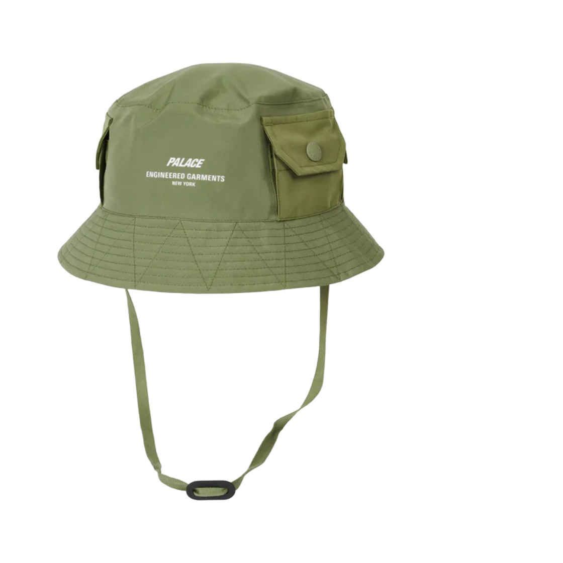 팔라스 x 엔지니어드 가먼츠 익스플로러 버킷햇 올리브 - 22FW(Palace x Engineered Garments Explorer Bucket Hat Olive - 22FW) - 2