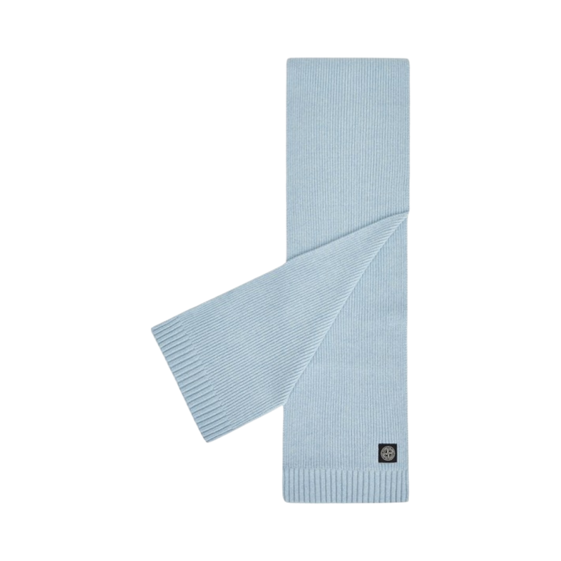 (키즈) 스톤 아일랜드 N02Z3 립드 울 캐시미어 스카프 스카이 블루