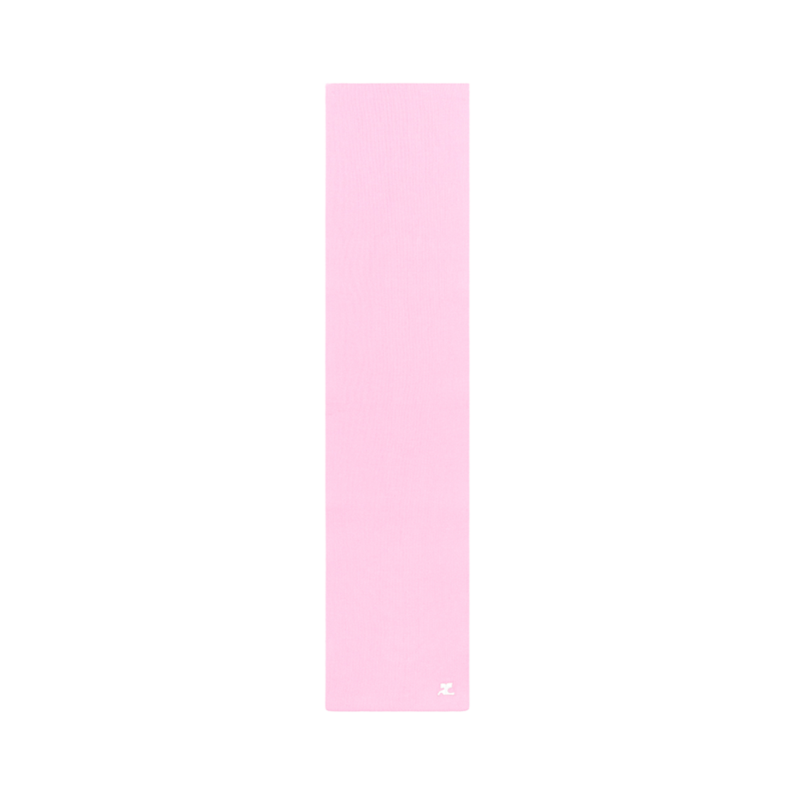 (W) 꾸레쥬 AC 니트 스카프 핑크((W) Courreges AC Knit Scarf Pink)