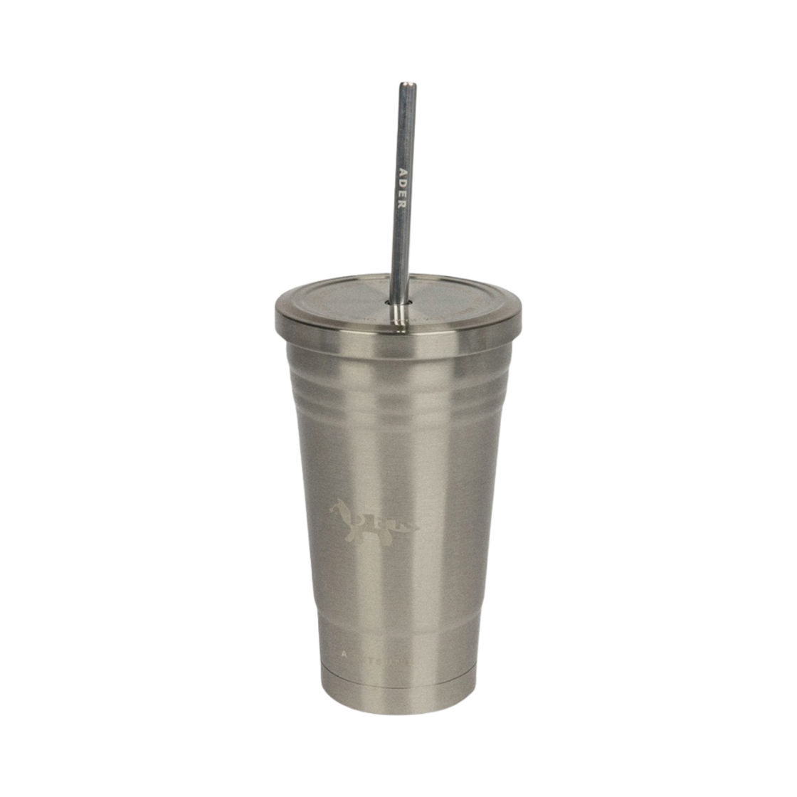 메종 키츠네 x 아더에러 에이 키츠네 워터 보틀 실버(Maison Kitsune x Ader Error A Kitsune Water Bottle Silver)