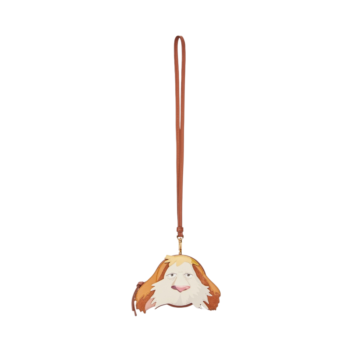 로에베 x 하울의 움직이는 성 힌 쿠키 파우치 클래식 카프스킨 러스트(Loewe x Howl's Moving Castle Heen Cookie Pouch in Classic Calfskin Rust) - 4
