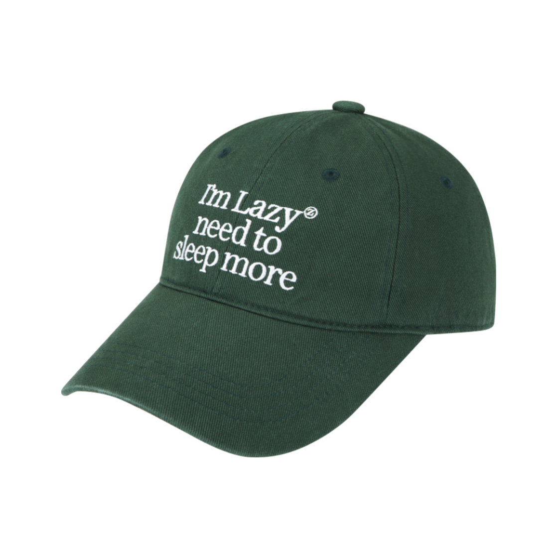 레이지지 슬립모어 워싱 볼캡 그린(Lazyz Sleep More Washing Ball Cap Green)