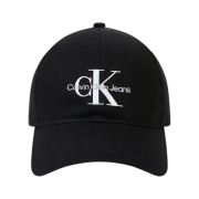 Calvin Klein CKJ Monogram Embroidery Ball Cap Black