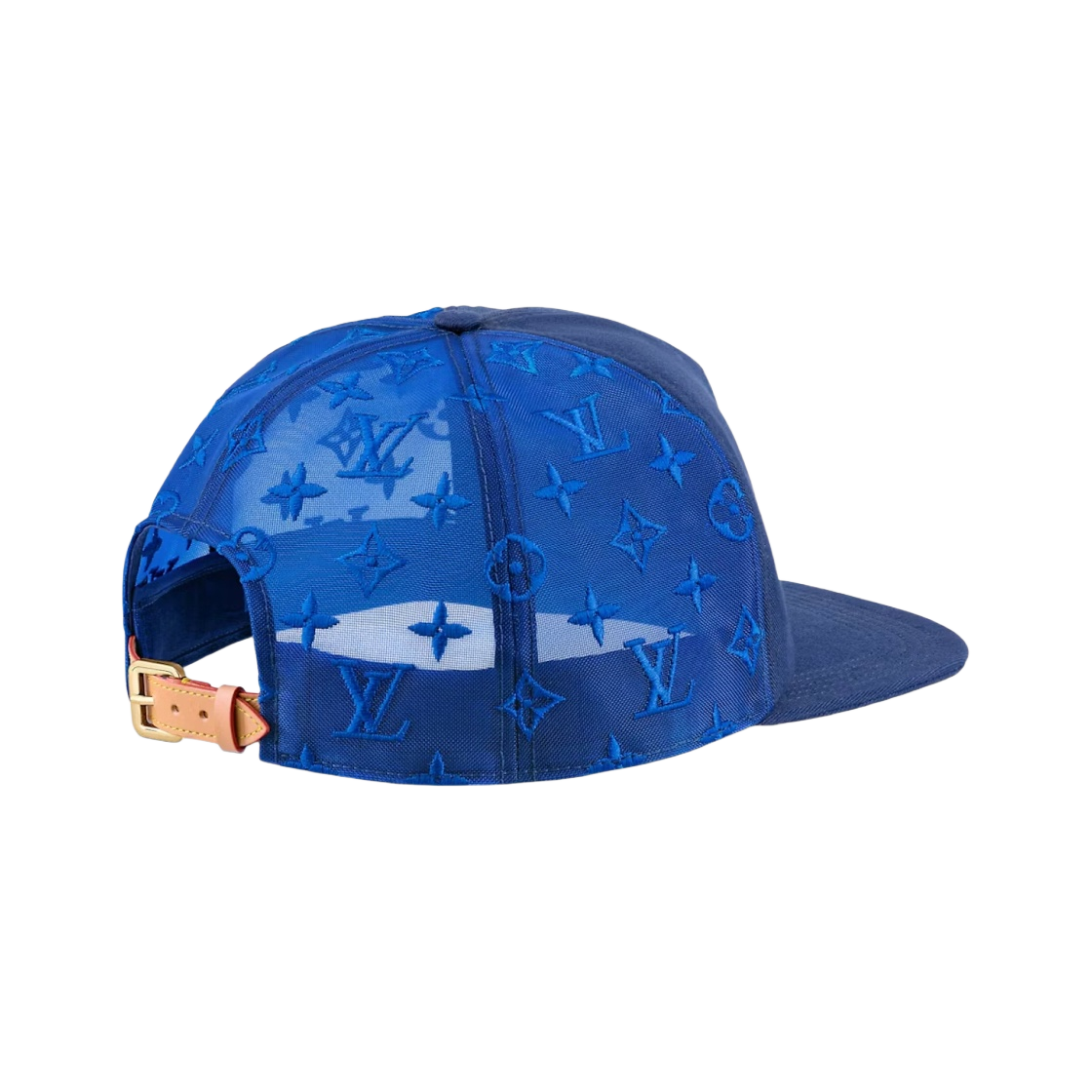 루이비통 에브리데이 LV 자수 메쉬 캡 블루(Louis Vuitton Everyday LV Embroidered Mesh Cap Blue) - 2