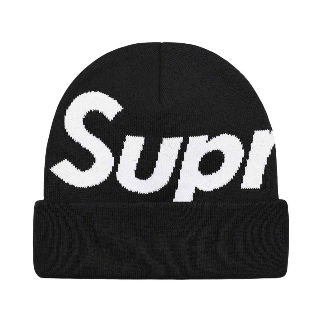 슈프림 빅 로고 비니 블랙(Supreme Big Logo Beanie Black)