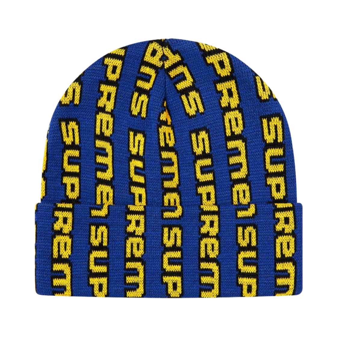 슈프림 버티컬 로고 비니 블루 - 20FW(Supreme Vertical Logo Beanie Blue - 20FW) - 1