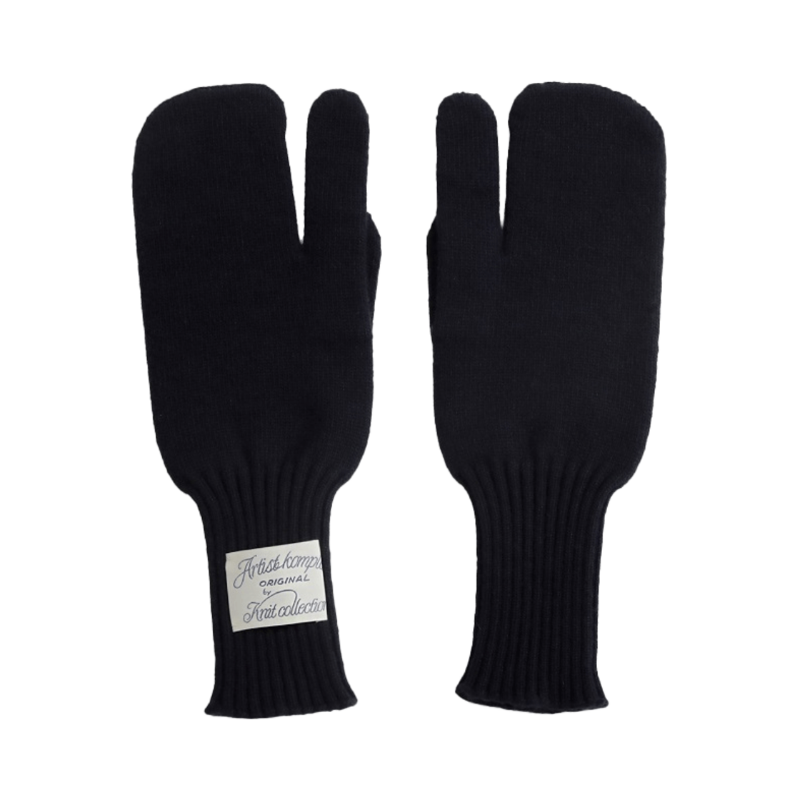 CU24XAC3-BKOS Artist Komplex Merino Wool 3-Fingers Gloves Black