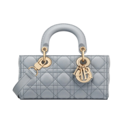 Dior Small Lady D-Joy Bag Cannage Lambskin Ethereal Grey