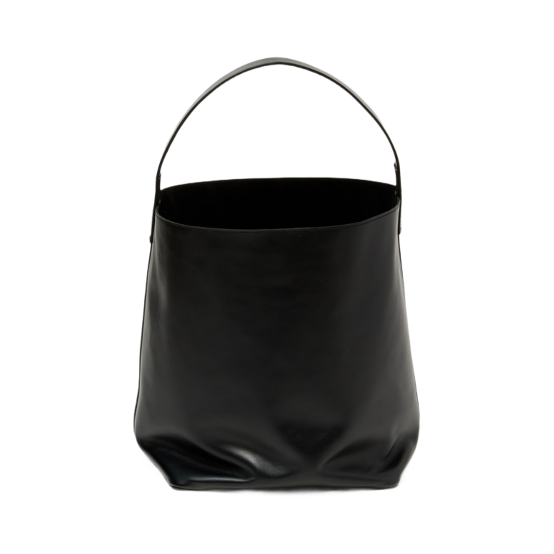 오라리 레더 숄더백 메이드 바이 아에타 블랙(Auralee Leather Shoulder Bag Made By Aeta Black)