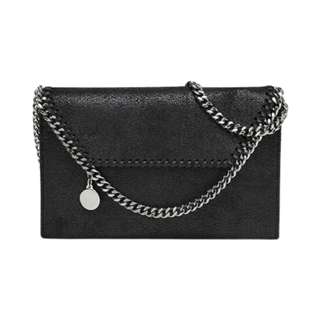 581238W91321000 Stella McCartney Falabella Wallet Crossbody Bag Black
