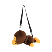 BAPE Baby Milo Plush Doll Cross Bag Brown
