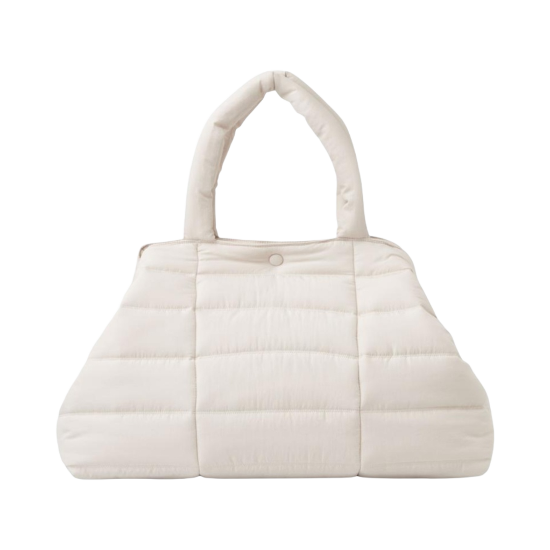코스 패디드 토트백 오프 화이트