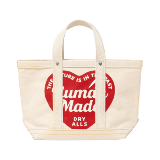 Human Made Canvas Tote Small White