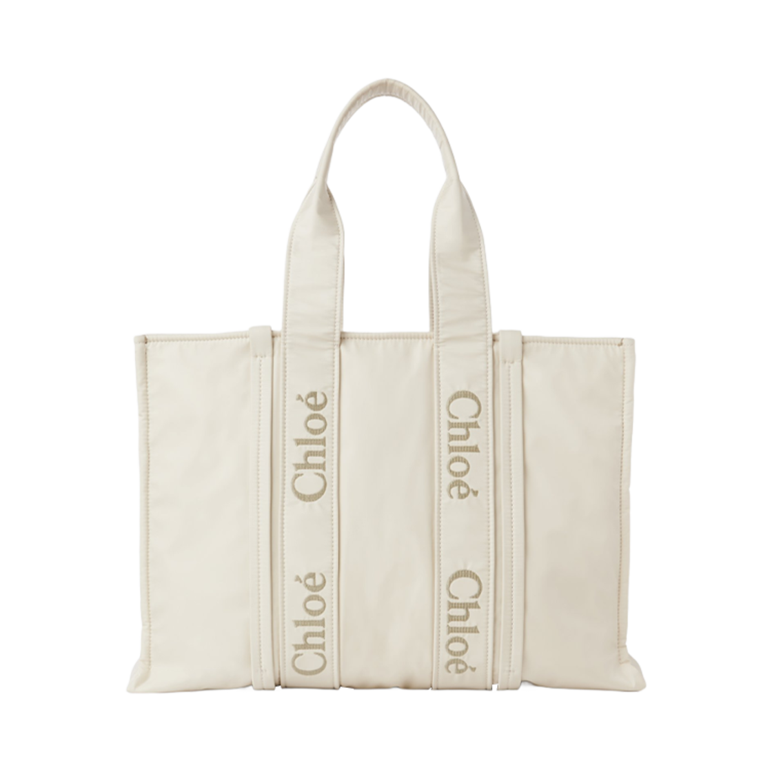 끌로에 라지 우디 토트백 더스티 아이보리(Chloe Large Woody Tote Bag Dusty Ivory) - 2
