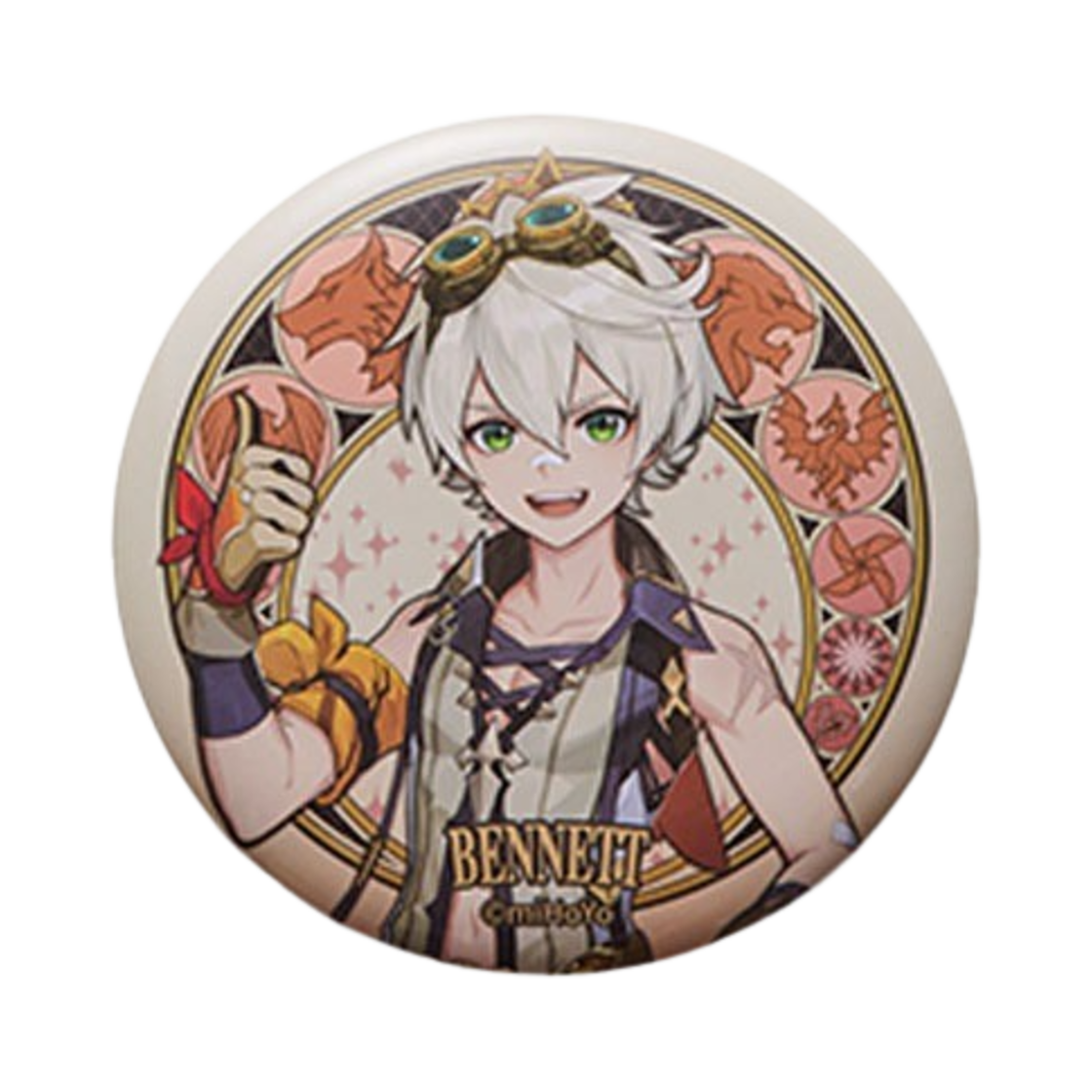 6972957482762 Genshin Badge Mondstadt Theme Bennett