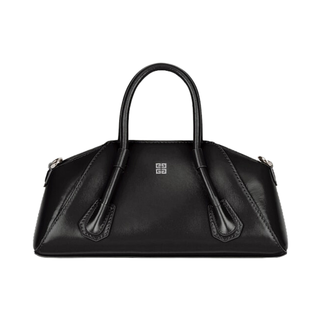 지방시 박스 레더 미니 안티고나 스트레치 백 블랙(Givenchy Mini Antigona Stretch Bag In Box Leather Black) - 2