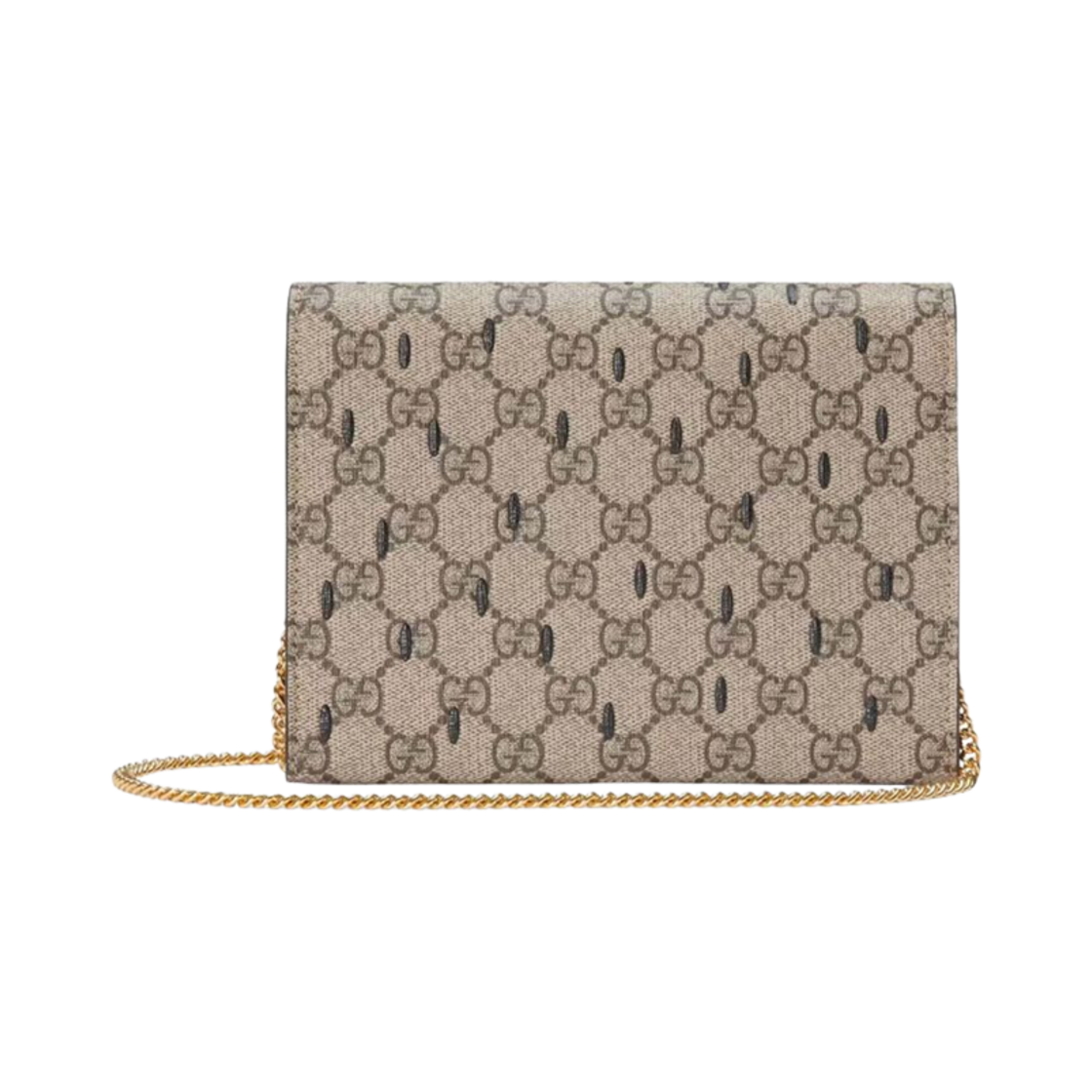 구찌 스트로베리 GG 슈프림 미니백 베이지 에보니(Gucci Strawberry Mini Bag in GG Supreme Beige Ebony) - 2