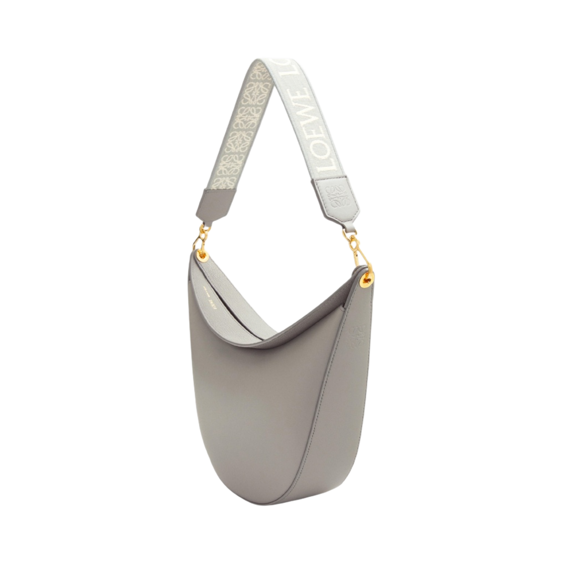 로에베 루나백 사틴 카프스킨 앤 자카드 펄 그레이(Loewe Luna Bag in Satin Calfskin and Jacquard Pearl Grey) - 2