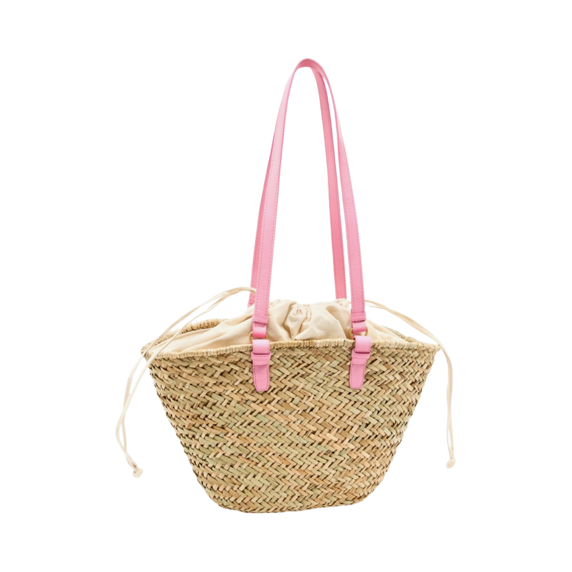 (W) 자라 x 바비 더 무비 워너 브로스 라피아백 핑크((W) Zara x Barbie The Movie Warner Bros Raffia Bag Pink) - 3