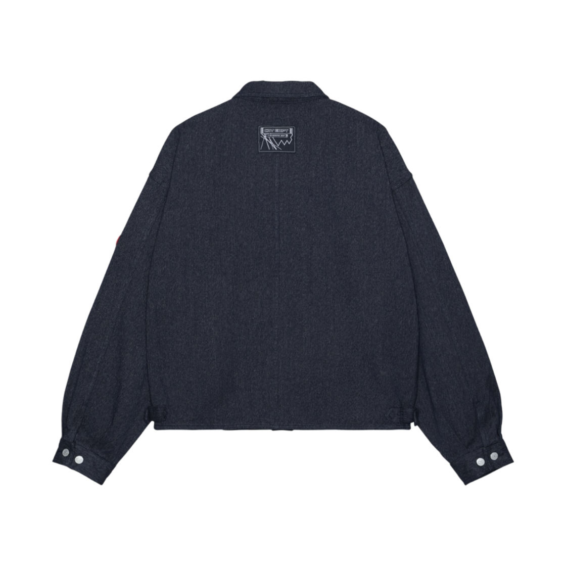 - Cav Empt Black Heather Button Jacket Navy - 23SS - #2