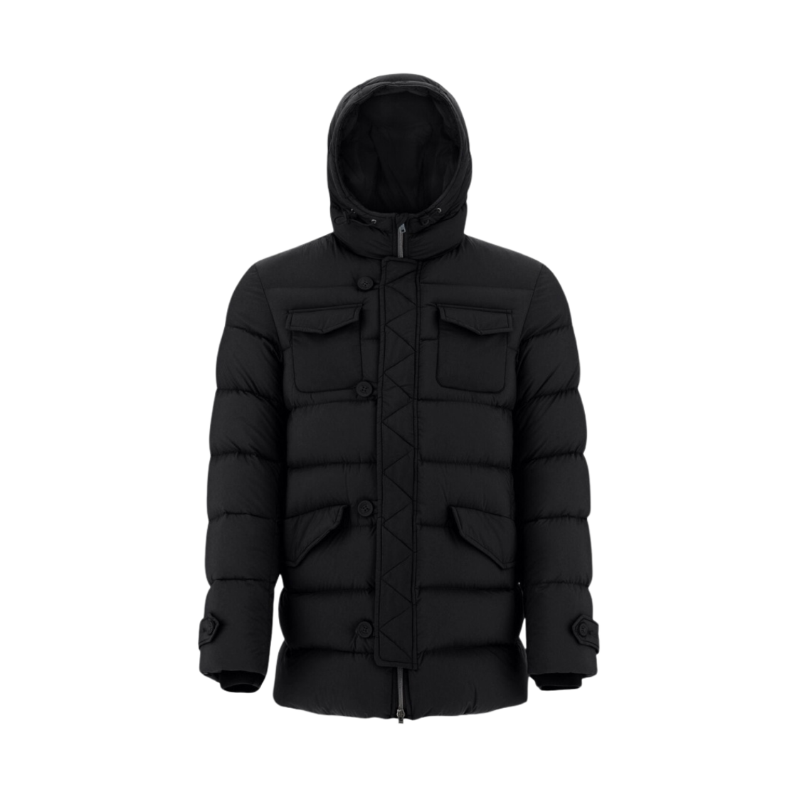 에르노 르 에스키모 패딩 자켓 블랙(Herno L'Eskimo Padded Jacket Black)