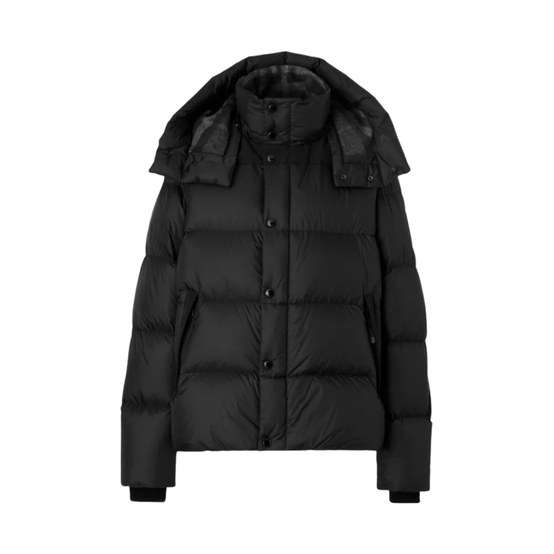 버버리 디테처블 슬리브 후드 퍼퍼 자켓 블랙(Burberry Detachable Sleeve Hooded Puffer Jacket Black)