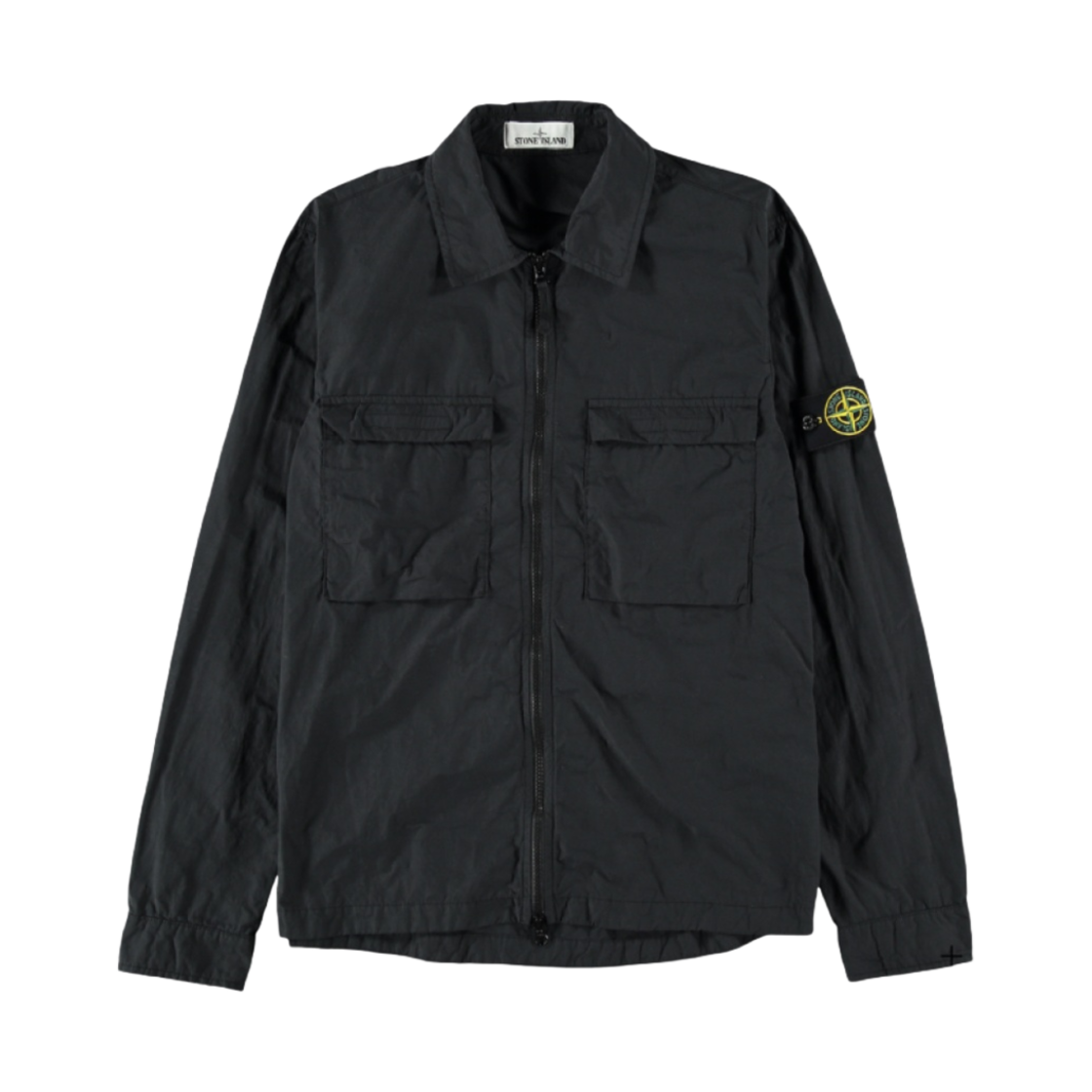 스톤 아일랜드 11102 나슬란 라이트 오버셔츠 블랙 - 20SS