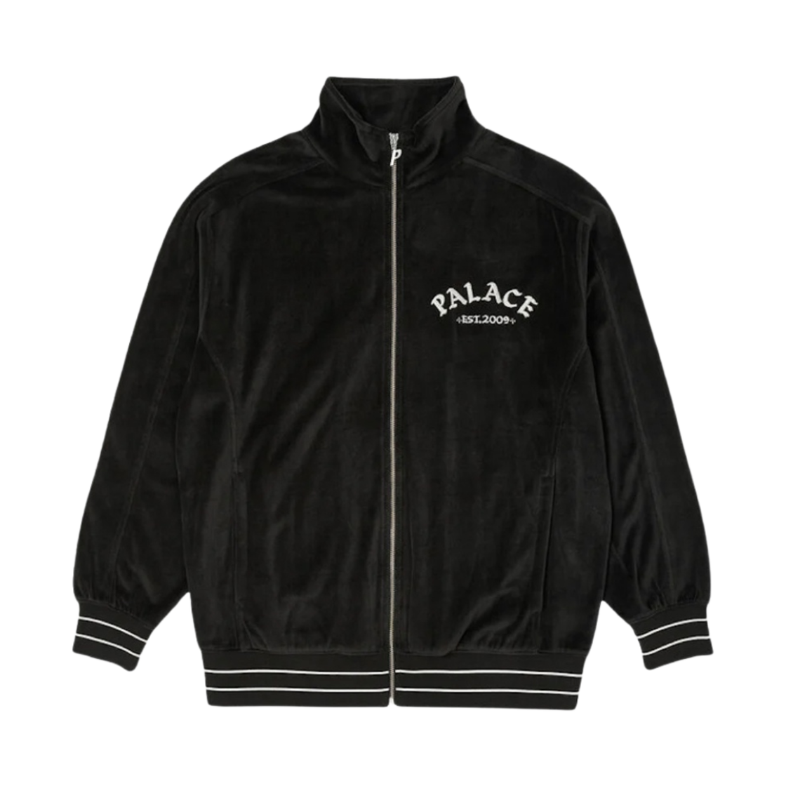 팔라스 갤로어 벨루어 트랙탑 블랙 - 22SS(Palace Galore Velour Track Top Black - 22SS) - 2