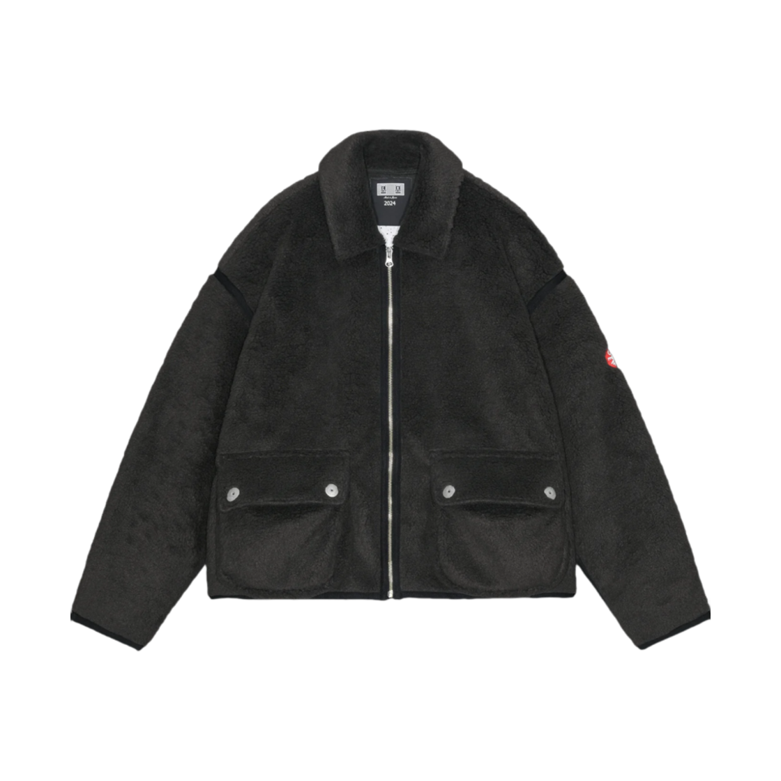 카브엠트 칼라드 보아 집업 블랙 - 24FW(Cav Empt Collared Boa Zip Up Black - 24FW)