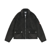 Cav Empt Collared Boa Zip Up Black - 24FW