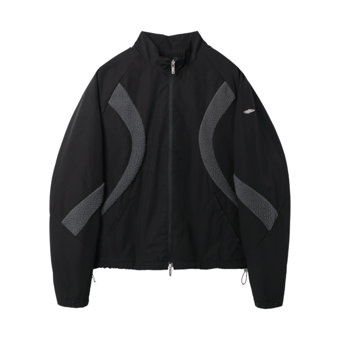 FWRWCUA113M Opening Project Paneled Fleece Jacket Black