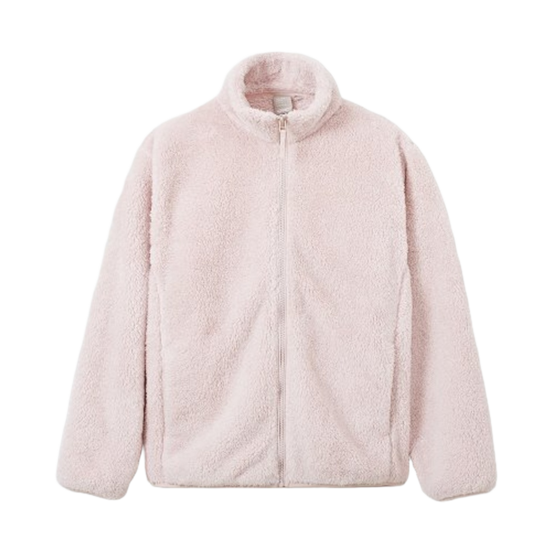 스파오 베이직 퍼 플리스 집업 파우더 핑크(Spao Basic Fur Fleece Zip Up Powder Pink)