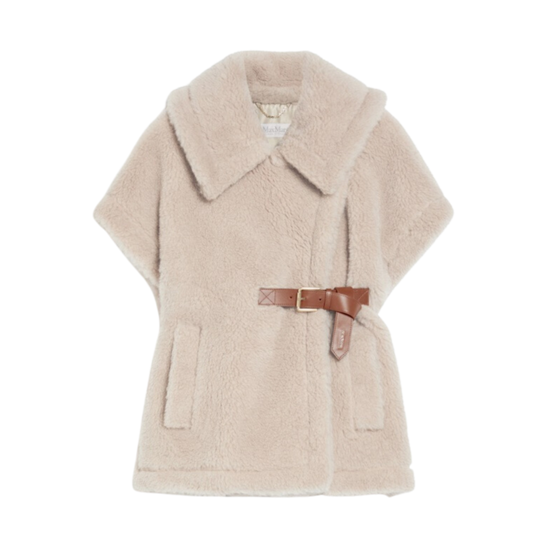 NEWABAVO1-002 (W) Max Mara Newabavo1 Teddy Cape Sand