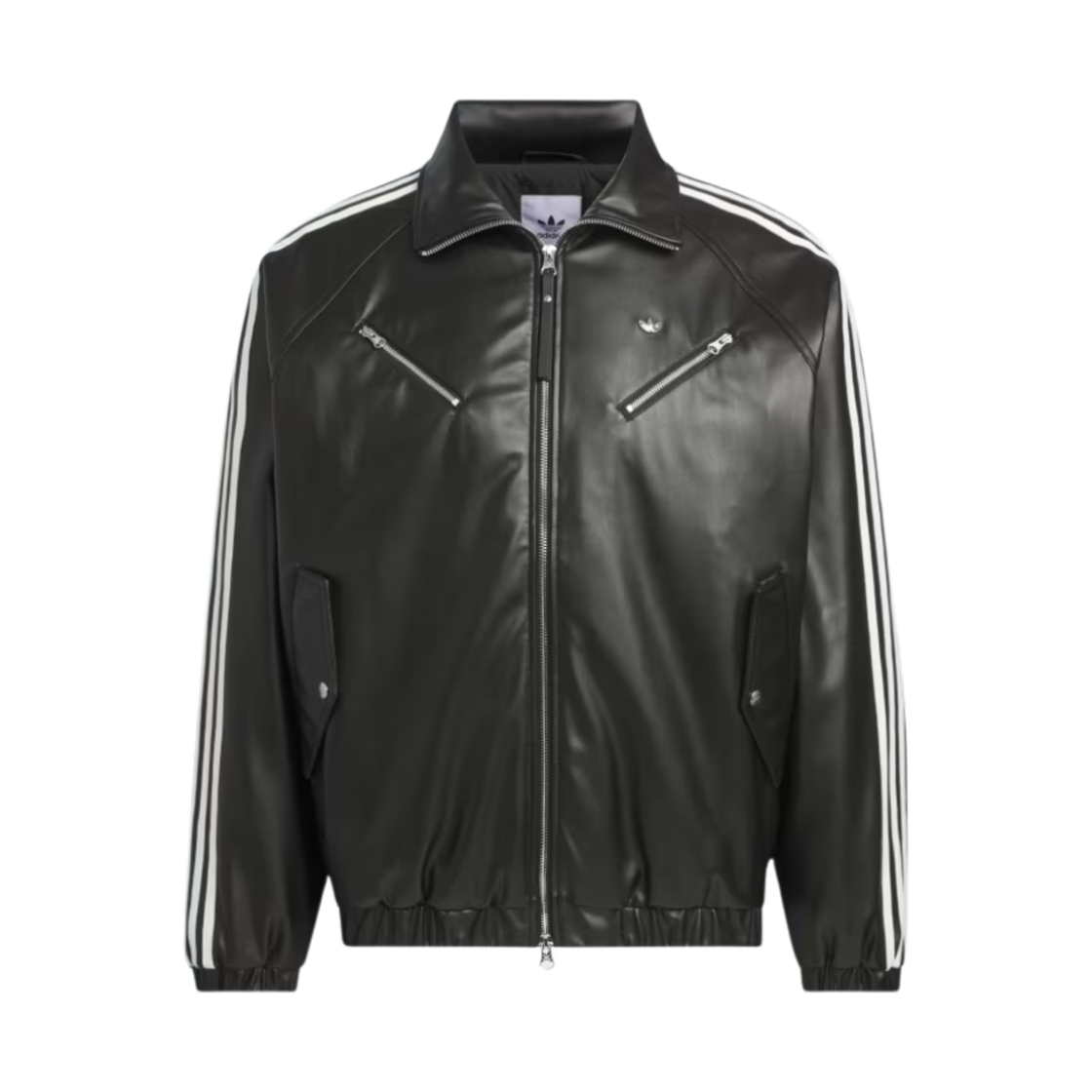 (W) 아디다스 스포츠 PUL 자켓 블랙 클라우드 화이트 - KR 사이즈((W) Adidas Sports PUL Jacket Black Cloud White - KR Sizing)
