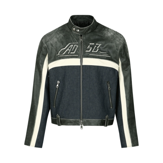awa591m(BLACK) ADSB Andersson Bell 24 Racing Leather Jacket Black